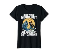 Gardez Votre Bouche fermée et Vous ne serez Pas Pris en pêche T-Shirt Graphique avec Valeur
