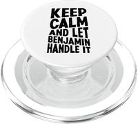 Gardez Votre Calme et Laissez Benjamin s'en occuper. Prénom Amusant PopSockets PopGrip pour MagSafe