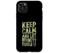 Gardez Votre Calme et Laissez Bennett s'en occuper. Prénom Amusant Coque pour iPhone 11 Pro Max