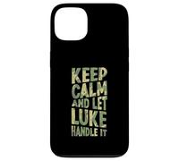 Gardez Votre Calme et Laissez Luke s'en occuper. Prénom Amusant Coque pour iPhone 13