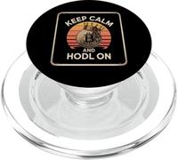 Gardez Votre Calme et maintenez Un Fort état d'esprit cryptographique : Bitcoin PopSockets PopGrip pour MagSafe