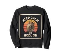 Gardez Votre Calme et maintenez Un Fort état d'esprit cryptographique : Bitcoin Sweatshirt