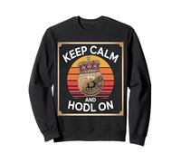 Gardez Votre Calme et maintenez Un Fort état d'esprit cryptographique : Bitcoin Sweatshirt