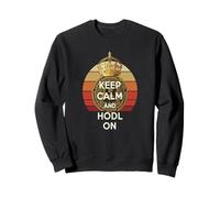 Gardez Votre Calme et maintenez Un Fort état d'esprit cryptographique : Bitcoin Sweatshirt