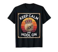 Gardez Votre Calme et maintenez Un Fort état d'esprit cryptographique : Bitcoin T-Shirt