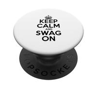 Gardez Votre Calme et Restez en Forme PopSockets PopGrip Adhésif