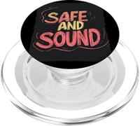 Gardez votre calme et restez sains et saufs PopSockets PopGrip pour MagSafe