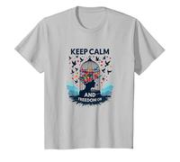 Gardez Votre Calme et Votre liberté T-Shirt, Enfant, Argent, 2 Ans