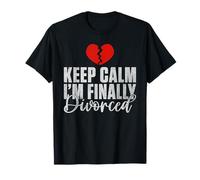 Gardez votre calme, je suis enfin divorcé, drôle, divorce T-Shirt