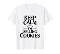 Gardez Votre Calme, Je Vends des Biscuits Funny Baking T-Shirt Graphique avec Valeur