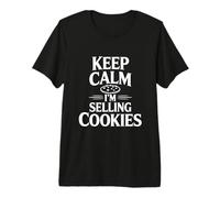Gardez Votre Calme, Je Vends des Biscuits Funny Baking T-Shirt Haut de Gamme