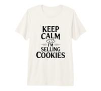 Gardez Votre Calme, Je Vends des Biscuits Funny Baking T-Shirt Haut de Gamme