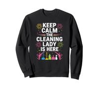 Gardez Votre Calme, la Femme de ménage est là, Feux d'artifice Sweatshirt