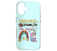 Gardez Votre Calme, rêvez d'être Heureux, Croyez en Vous de manière Positive Coque pour iPhone 17