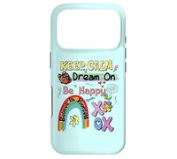 Gardez Votre Calme, rêvez d'être Heureux, Croyez en Vous de manière Positive Coque pour iPhone 17 Pro