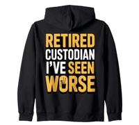 Gardien à la Retraite : J'Ai vu Une Retraite Pire et drôle Sweat à Capuche