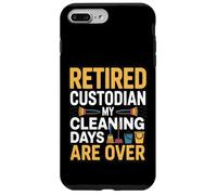 Gardien à la Retraite Mes Jours de Nettoyage sont sur l'humour Coque pour iPhone 7 Plus/8 Plus