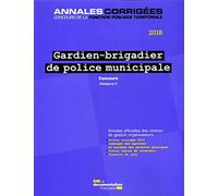 Gardien-brigadier de police municipale 2018 - Concours