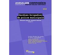 Gardien-Brigadier De Police Municipale - Concours Externes Et Internes - Catégorie C