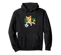 Gardien de But Chiot Pembrokes Welsh Corgis Soccer Goalie Dogs Sweat à Capuche