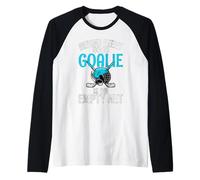 Gardien de But de Hockey derrière Un Bon Gardien de But Vide Manche Raglan