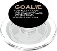 Gardien de But Humour Joueur Le Plus Fou de l'équipe Brave Gardien de But PopSockets PopGrip pour MagSafe