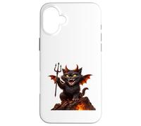 Gardien de feu pour Chat Noir démoniaque Coque pour iPhone 16 Plus