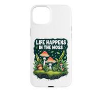 Gardien De Mini Forêt Life Happens in The Moss Coque pour iPhone 15 Plus