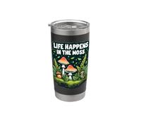 Gardien De Mini Forêt Life Happens In The Moss Gobelet isotherme en acier inoxydable double paroi
