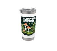 Gardien De Mini Forêt Life Happens In The Moss Gobelet isotherme en acier inoxydable double paroi