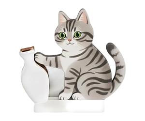 Gardien de moustache de chat - Décoration murale magnétique mignonne pour réfrigérateur - Aimant commémoratif pour réfrigérateur - pour tableau blanc, notes, maison, cuisine, armoire, salle de classe