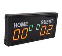 Gardien de Score Numérique à LED avec Télécommande, Tableau de Bord électronique Portable à LED de 1,8 Pouces, écran de 1,8 Pouces, Scores de 0 à 99 en Rouge/Vert pour Les Jeux