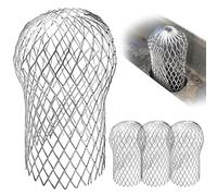 Gardien des vers le bas, garde de gouttière, 4pcs de descente extensible, filtre réutilisable pour prévenir les débris feuilles blocage