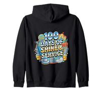 Gardien et Concierge de l'école 100 Days of Shine & Service Sweat à Capuche