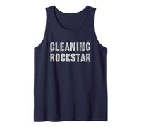 Gardien Housekeeper I Prefer CLEANING ROCKSTAR Clean Rocks Débardeur