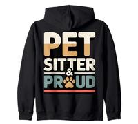 Gardienne d'animaux et fière Amoureuse des Soins pour Animaux de Compagnie Sweat à Capuche