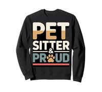 Gardienne d'animaux et fière Amoureuse des Soins pour Animaux de Compagnie Sweatshirt