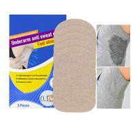 Gardiens de la sueur pour sous les aisselles femmes, coussinets de sueur pour sous les bras,5x bloqueur de sueur des aisselles - Antiperspir de patch en sueur respirante invisible pour les hommes, par