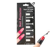 Gardiens de vernis à ongles Protector Cuticules - Boucliers à ongles en forme de U élastiques, autocollants d'épreuve de déversement | Ruban de ongle doigt pour les filles et les femmes, accessoire de