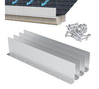 Gardiens d'éclaboussures de gouttières en aluminium - gouttières de toiture, toi de toit pour courir | Roofs Système de déflecteur de débit d'eau pour les coins de maison Protection de drainage