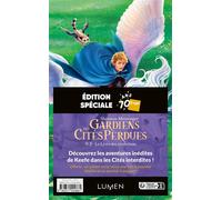 Gardiens des cités perdues, 9.5 Edition spéciale Fnac 70 ans, inclus 1 poster recto-verso, une fois la jaquette dépliée, et 1 pochoir à jaspage - Shannon Messenger - Lumen Eds - broché - Roman junior