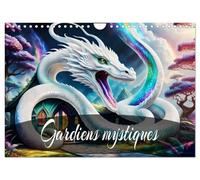 Gardiens mystiques (Calendrier mural 2027 DIN A4 vertical), CALVENDO calendrier mensuel: Une année sous la protection du serpent-dragon.