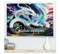 Gardiens mystiques (Calendrier mural haut de gamme 2027 DIN A2 vertical), CALVENDO calendrier mensuel: Une année sous la protection du serpent-dragon.