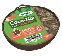 GARDIF-Nourriture pour oiseaux vers de farine Coco-not compostable - 240 g