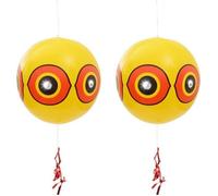 Gardigo - 2 Ballons Épouvantails Effaroucheurs Anti-Pigeons, Oiseaux, Hérons, Pies, Vanneaux et Moineaux.