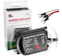 Gardigo 78405 Répulsif Ultrason pour voiture, compartiment moteur | Branchement sur la batterie d'automobile 12 V | Repeller repousse anti-martres, fouines, ratons laveurs et rongeurs