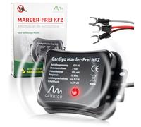 Gardigo® Anti Martre Répulsif Ultrason pour Voiture | Anti Fouine pour Auto | Défense Efficace Contre Les Fouines, Souris & Rongeurs | Connexion à la Batterie de Voiture 12V