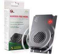GARDIGO® Anti Martre Ultrason pour Voiture | Répulsif Anti Fouines Ratons Laveurs et Rongeurs | Répulsif Testé et Approuvé | Fonctionne sur Piles | pour Auto, Garage, Grenier