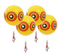 GARDIGO Ballon Effaroucheur d’Oiseaux - Lot de 4 - Répulsif Visuel | Anti-Oiseaux Effet Rapace avec Yeux pour Moineaux, Pigeons, Corbeaux - Idéal pour Jardin, Balcon, Arbres Fruitiers & Bassin