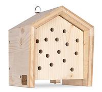 Gardigo Hôtel à insectes pour coccinelles | Fabriqué en Allemagne, en bois massif | Fabriqué dans un établissement social